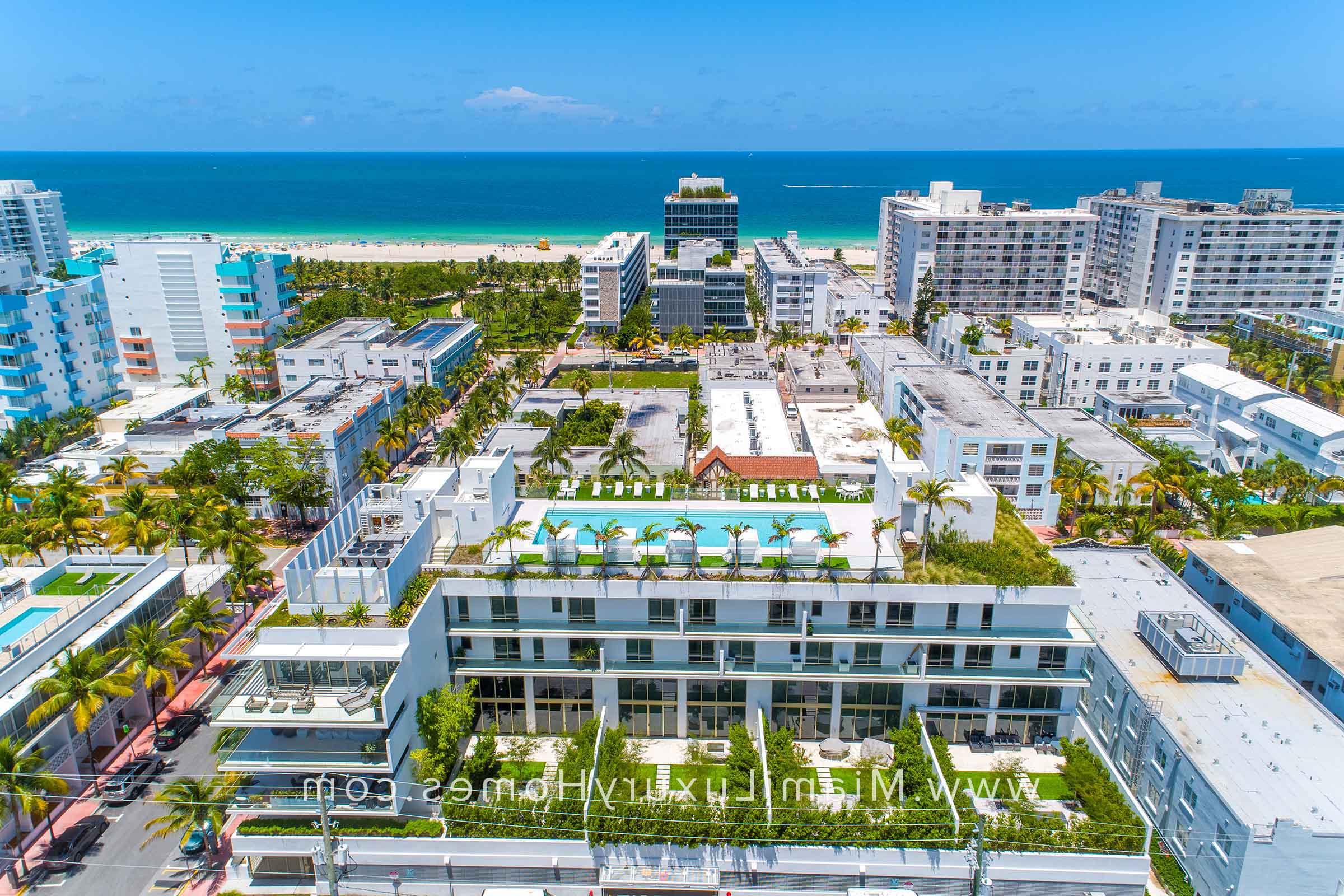 Aerial View of Three Hundred Collins South Beach